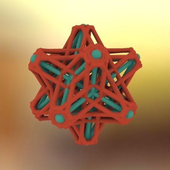 Hedron stars Nest 3D print model_30