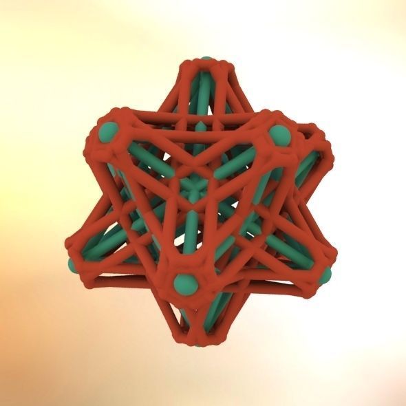 Hedron stars Nest 3D print model_26