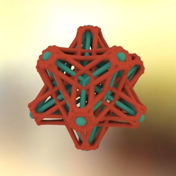 Hedron stars Nest 3D print model_18