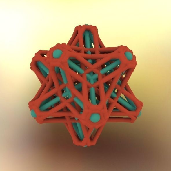 Hedron stars Nest 3D print model_22