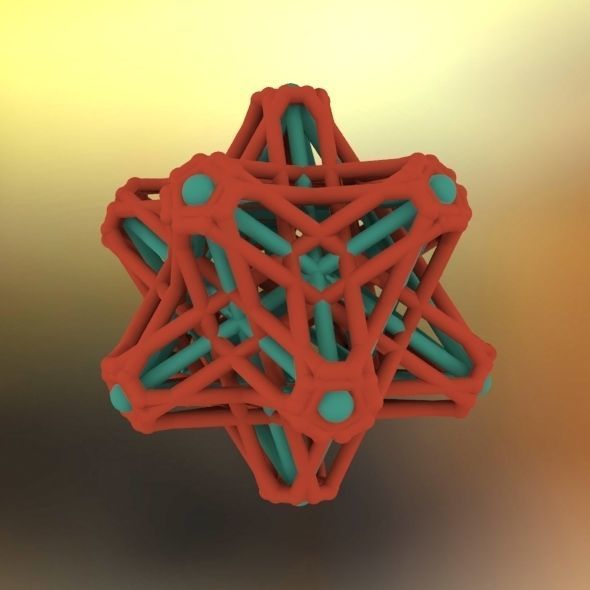 Hedron stars Nest 3D print model_28