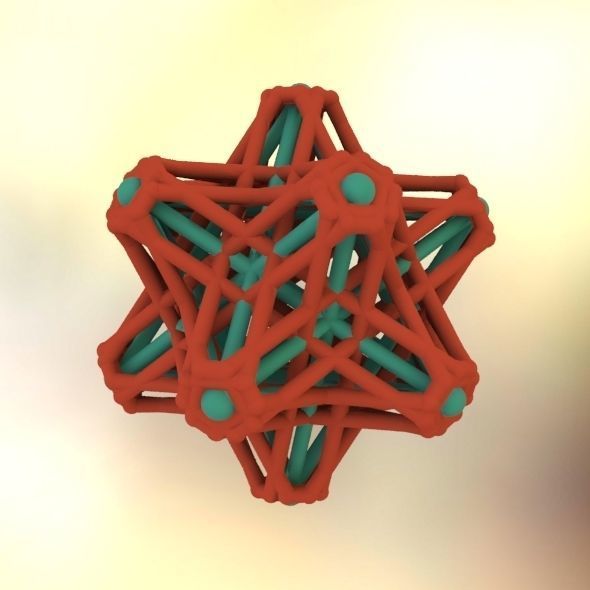 Hedron stars Nest 3D print model_21