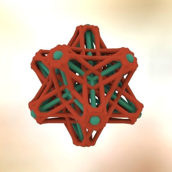 Hedron stars Nest 3D print model_29