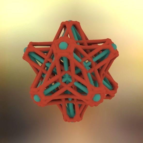Hedron stars Nest 3D print model_35