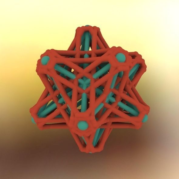 Hedron stars Nest 3D print model_32
