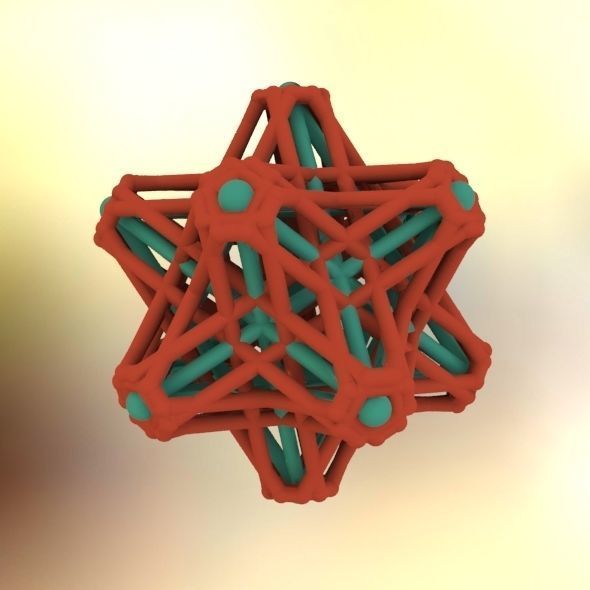 Hedron stars Nest 3D print model_12