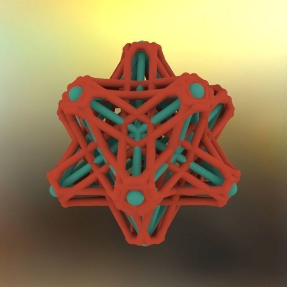 Hedron stars Nest 3D print model_27