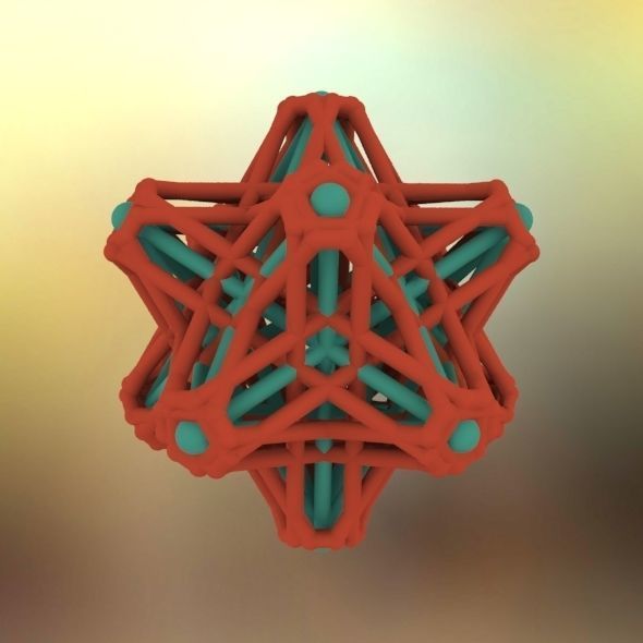 Hedron stars Nest 3D print model_24