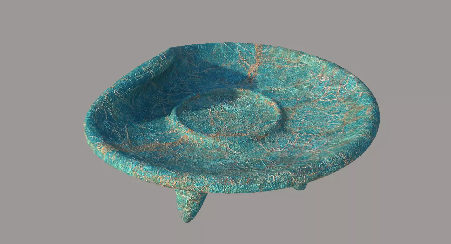 Deform Old Plate 3D model