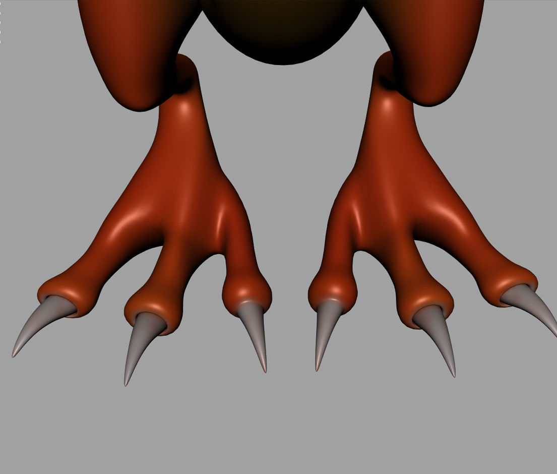 Dragon cartoon 3D model_20