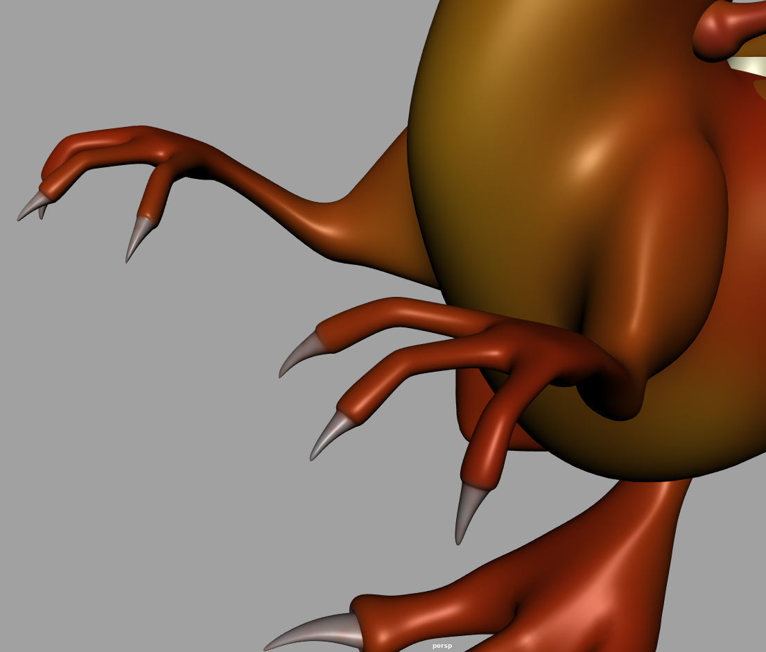 Dragon cartoon 3D model_21