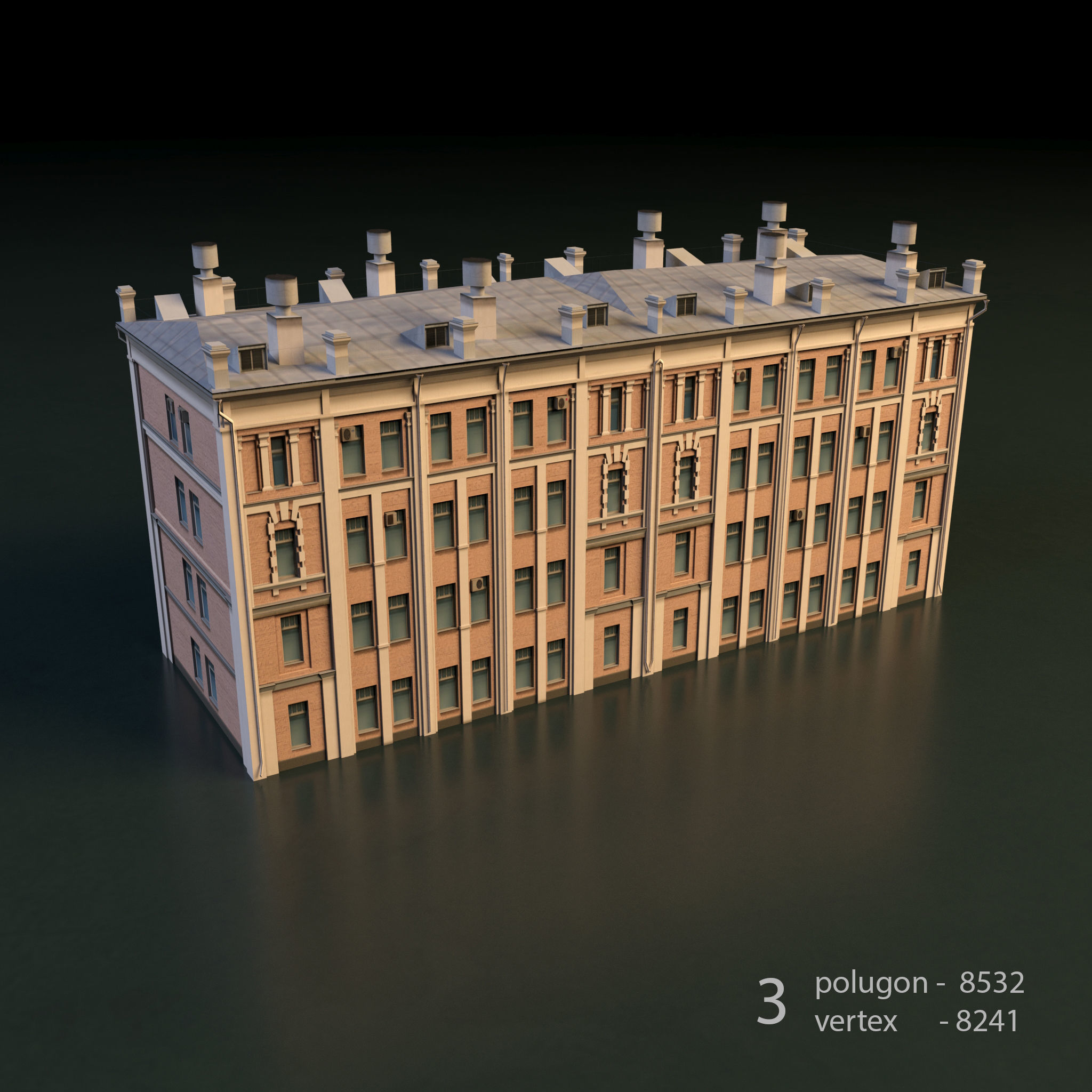 Building set 002 3D model_6