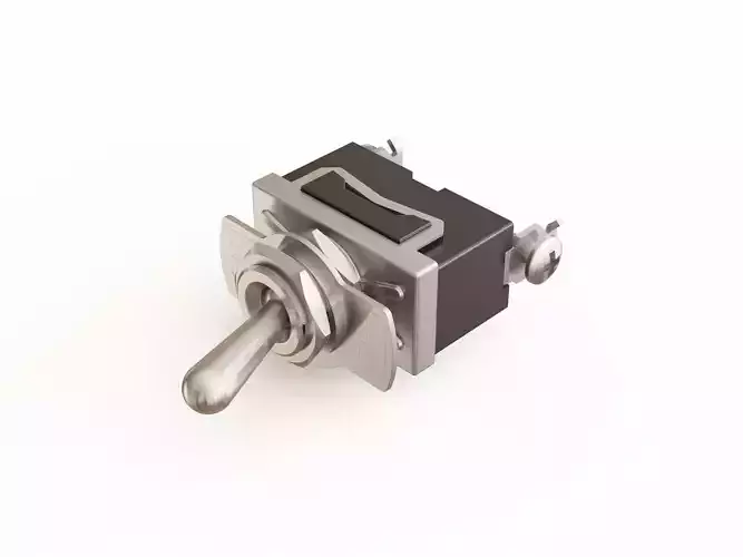 Toggle switch 03 3D model