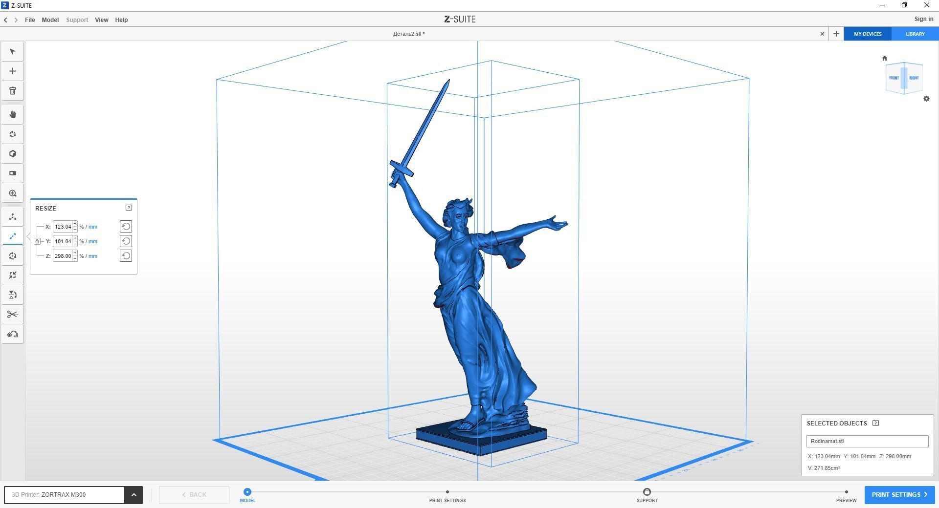 Rodina mother 3D print model_2