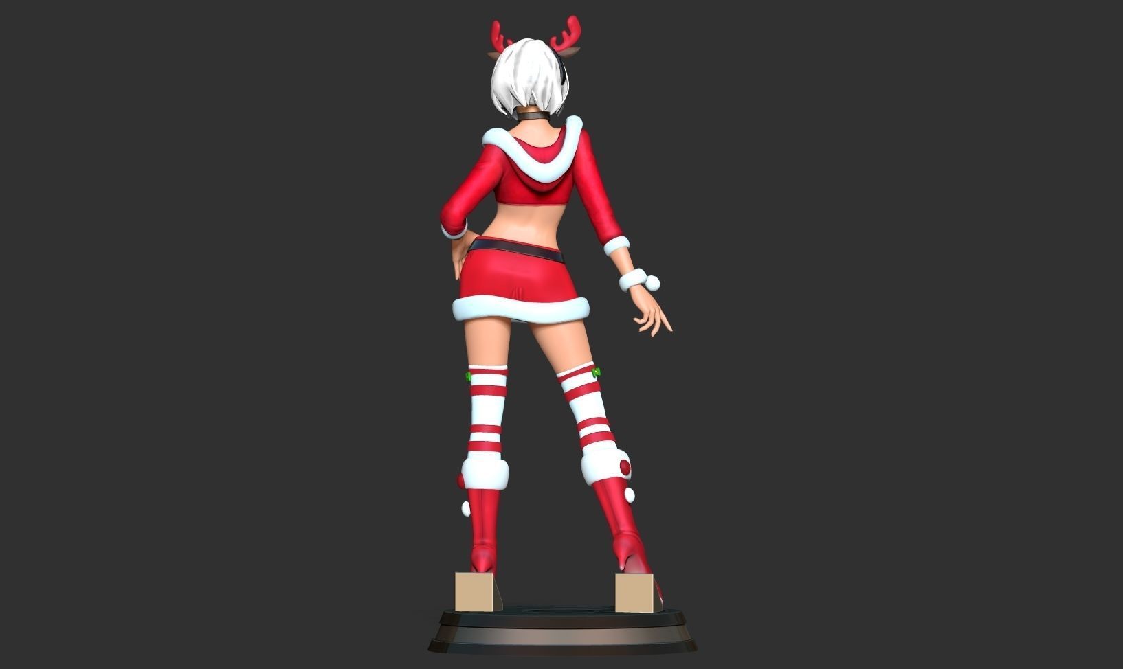 Nier 2B - Merry Xmas 3D print model_7