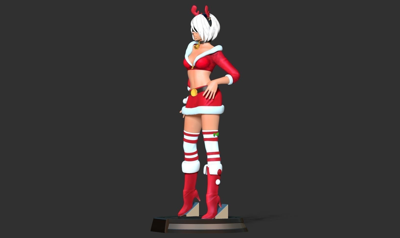Nier 2B - Merry Xmas 3D print model_13