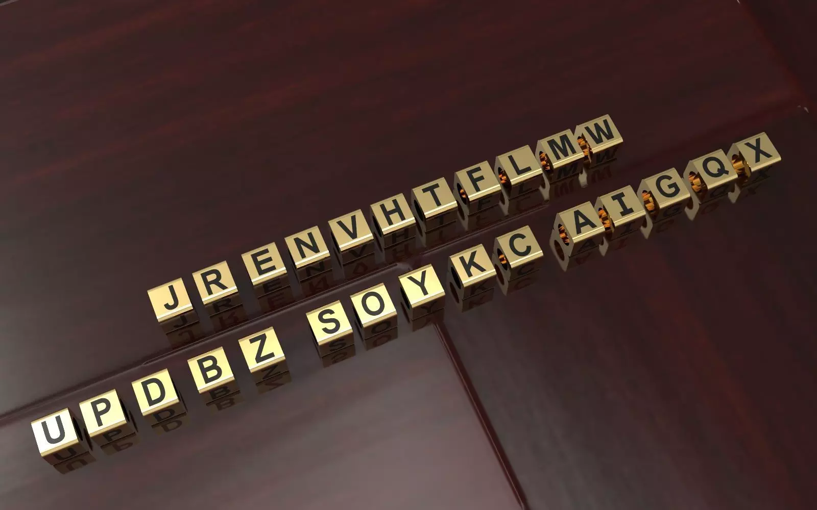 Letters Pendants  3D print model_0