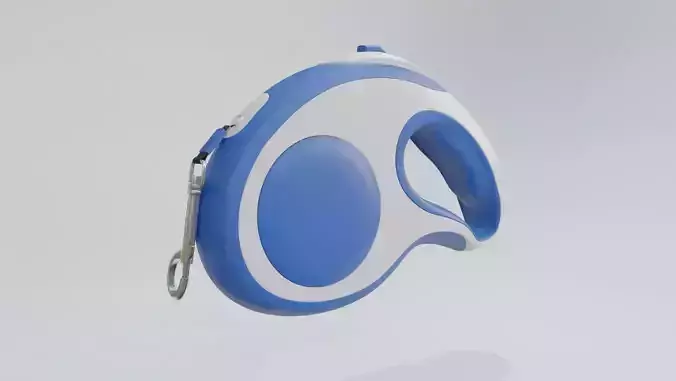 retractable dog leash  3D model