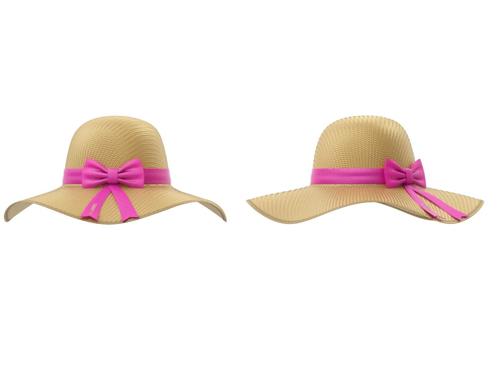Women Sun Hat 3D model_8