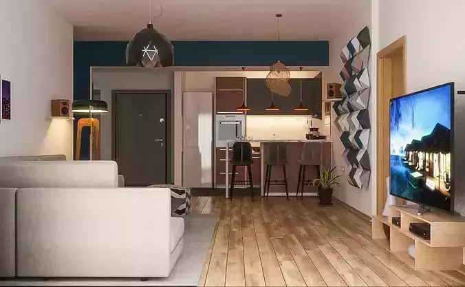Modern design of Apartment