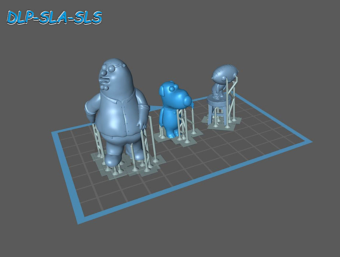 Family Guy Griffin Model Assembly File STL-OBJ 3D Printing  3D print model_18