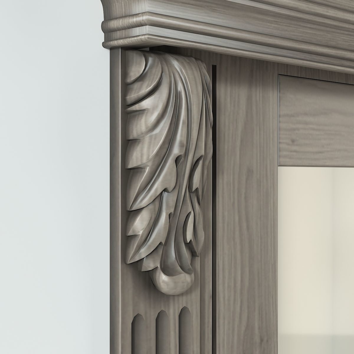 sliding door 3D model_3