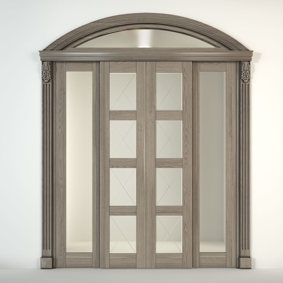 sliding door 3D model_1
