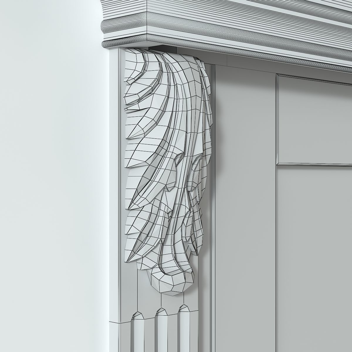 sliding door 3D model_7