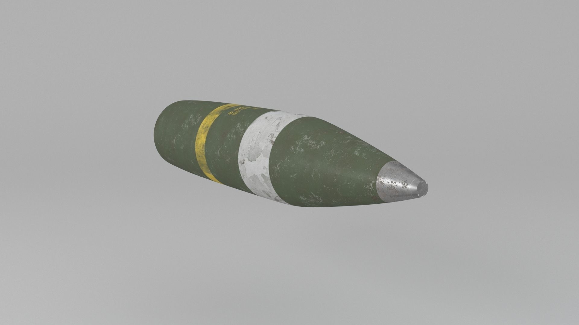 artillery shell 3D model_6