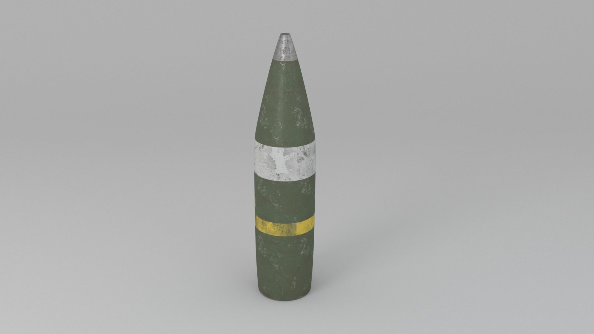 artillery shell 3D model_3