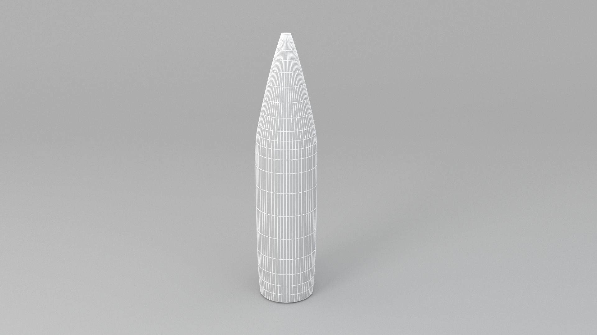 artillery shell 3D model_2