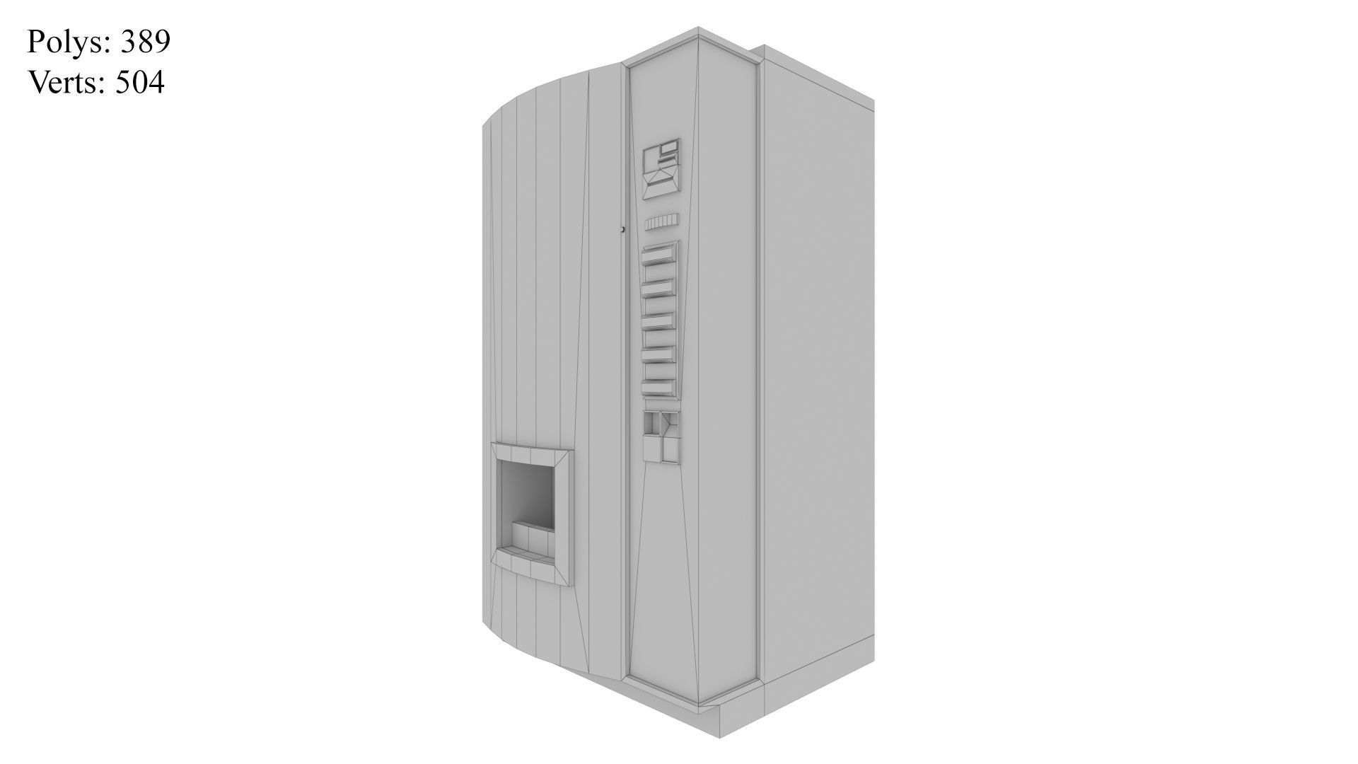 Soda Vending Machine PBR Game Ready  Low-poly 3D model_4