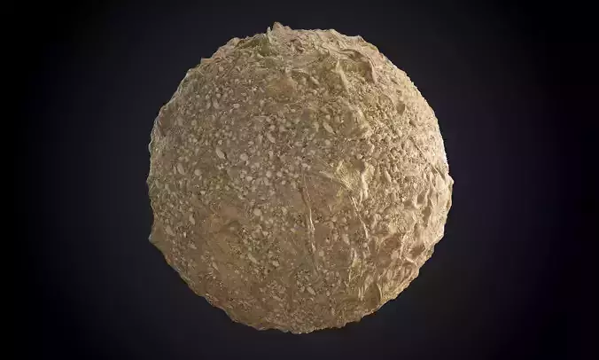 Sand Stones Rock Ground Seamless PBR Texture