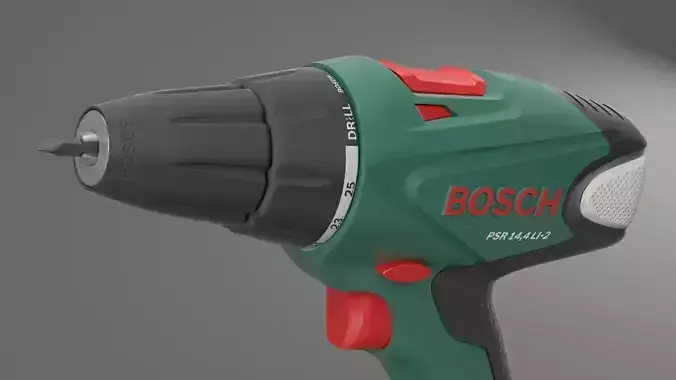Cordless drill screwdriver Bosch PSR 14 4 LI 2 3D model