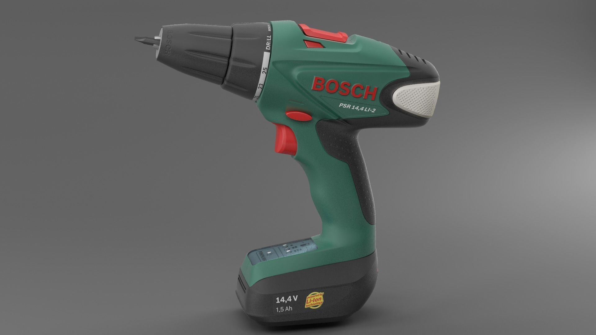 Cordless drill screwdriver Bosch PSR 14 4 LI 2 3D model_1