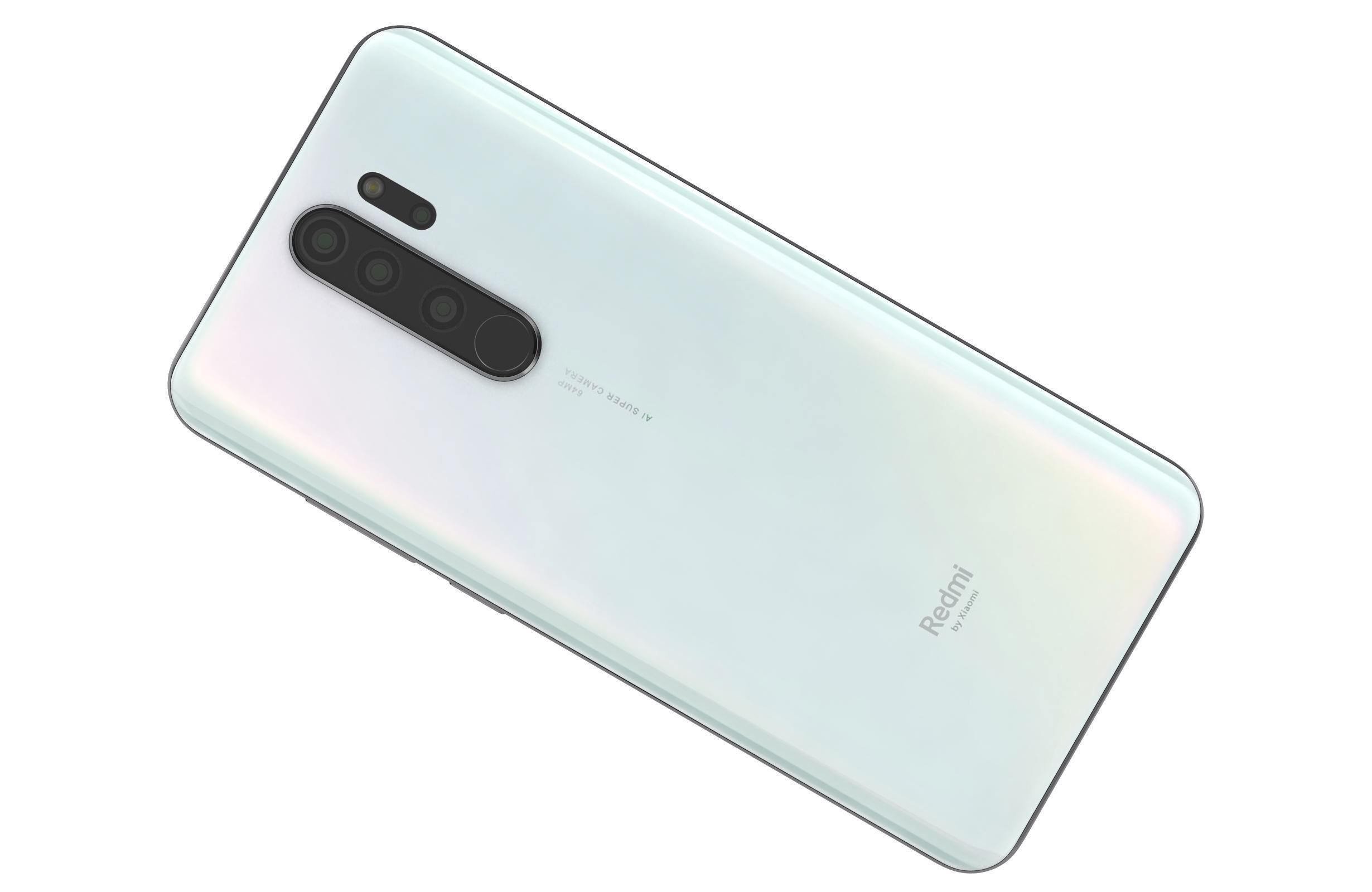 Xiaomi Redmi Note 8 Pro White 3D model | CGTrader