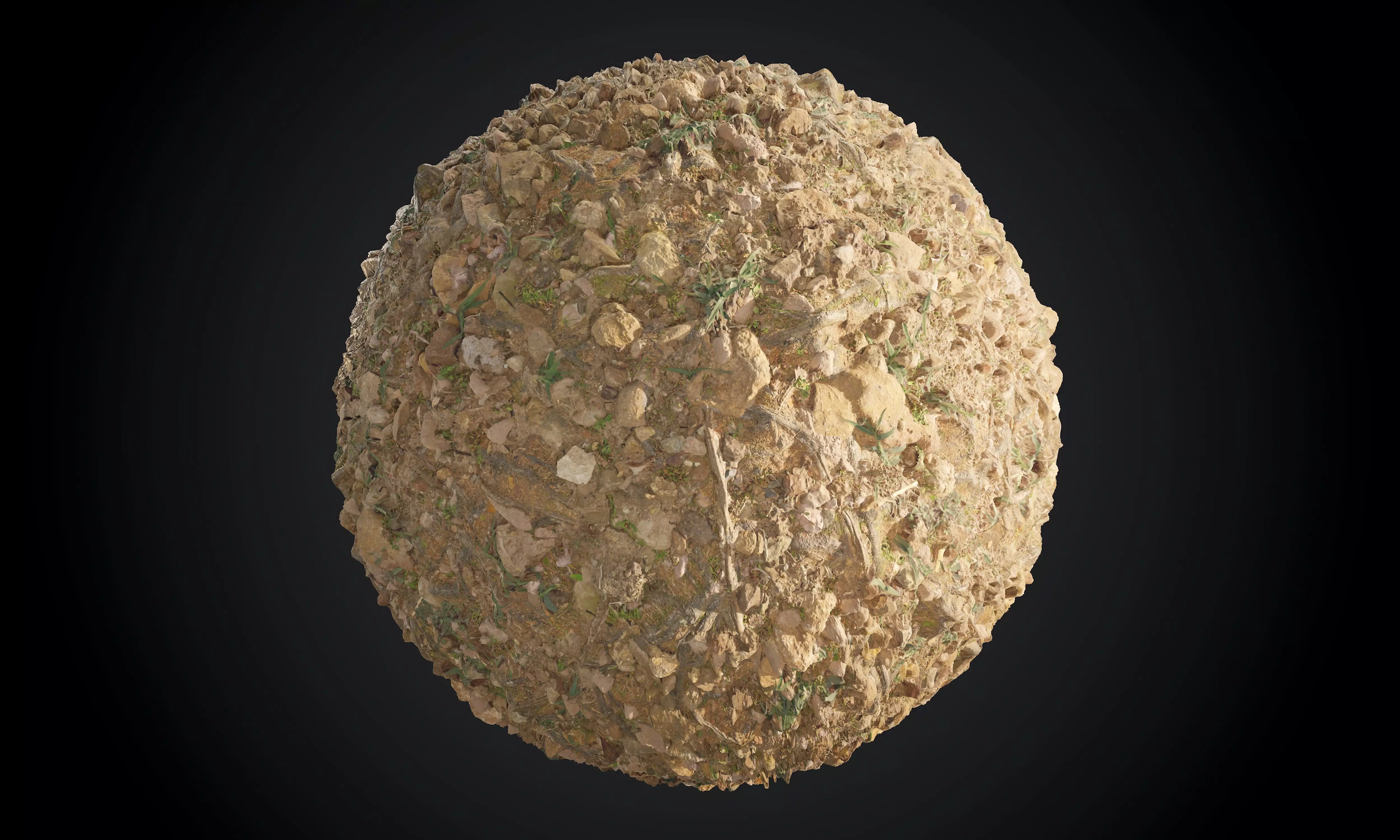 Ground Terrain Grass Seamless PBR Texture Texture_0