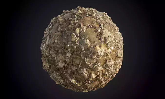 Ground Terrain Soil Mud Seamless PBR Texture