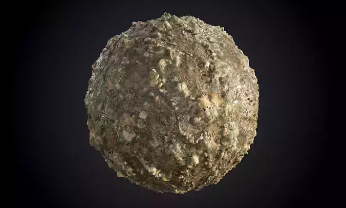 Swamp Forest Ground Terrain Seamless PBR Texture Texture