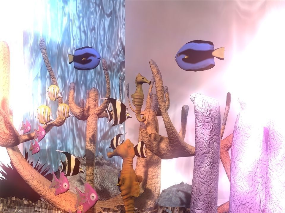 Marble fish bowl 3D model_11