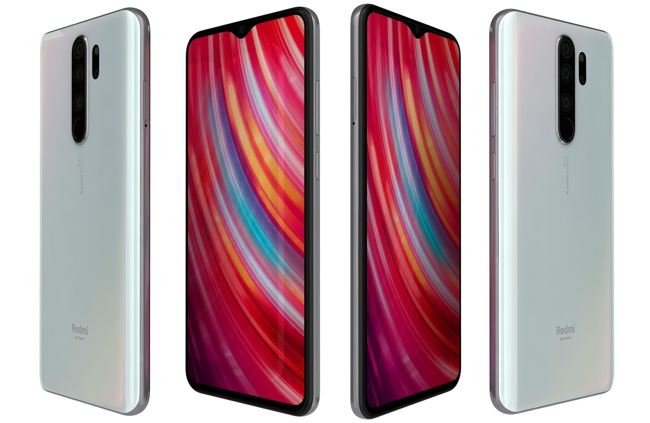 Xiaomi Redmi Note 8 Pro All Colors 3D model_9