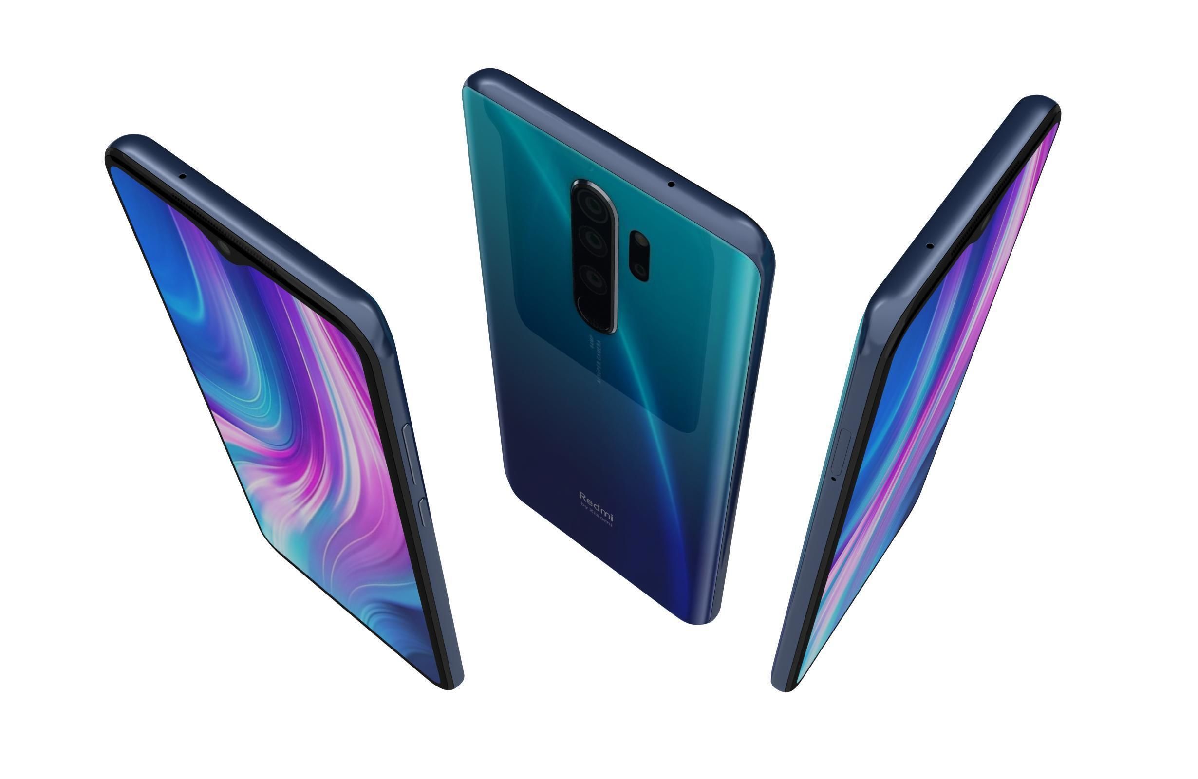 Xiaomi Redmi Note 8 Pro All Colors 3D model_5