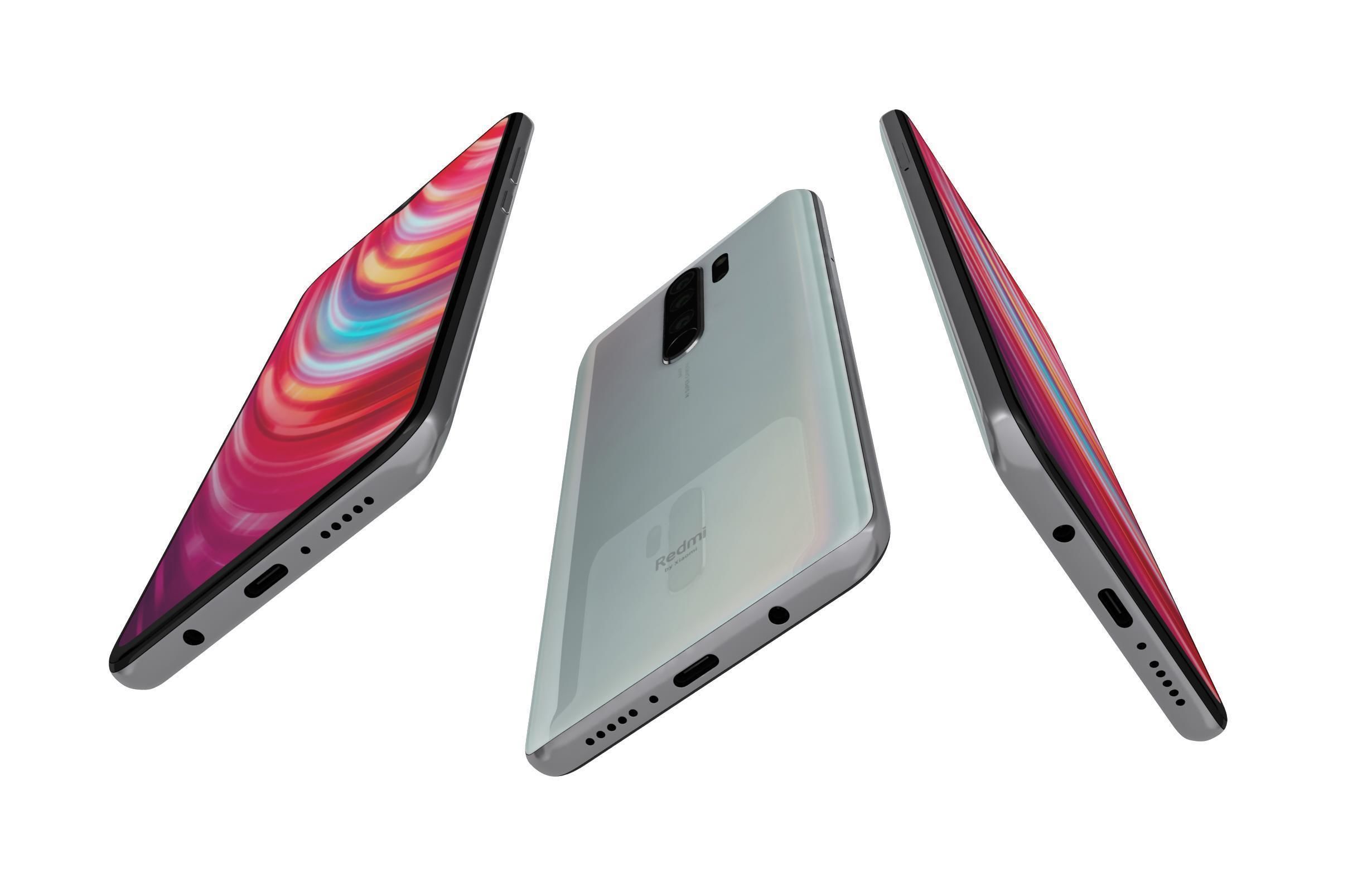 Xiaomi Redmi Note 8 Pro All Colors 3D model_14