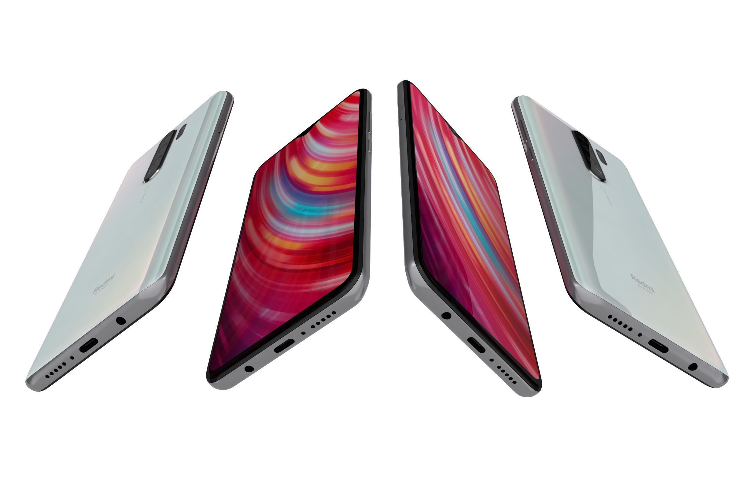 Xiaomi Redmi Note 8 Pro All Colors 3D model_16