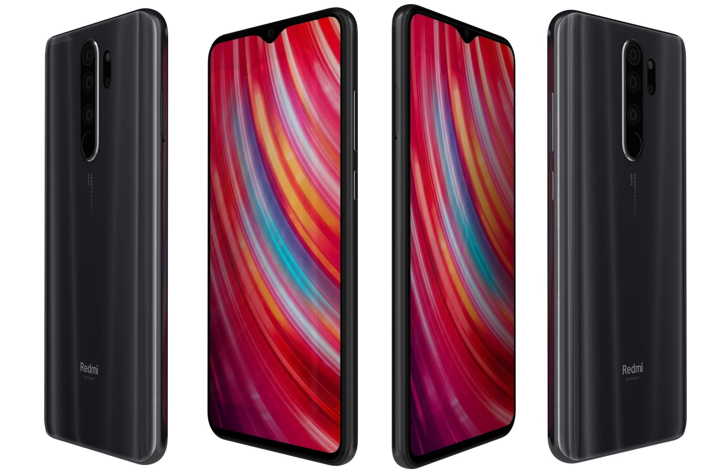 Xiaomi Redmi Note 8 Pro All Colors 3D model_33