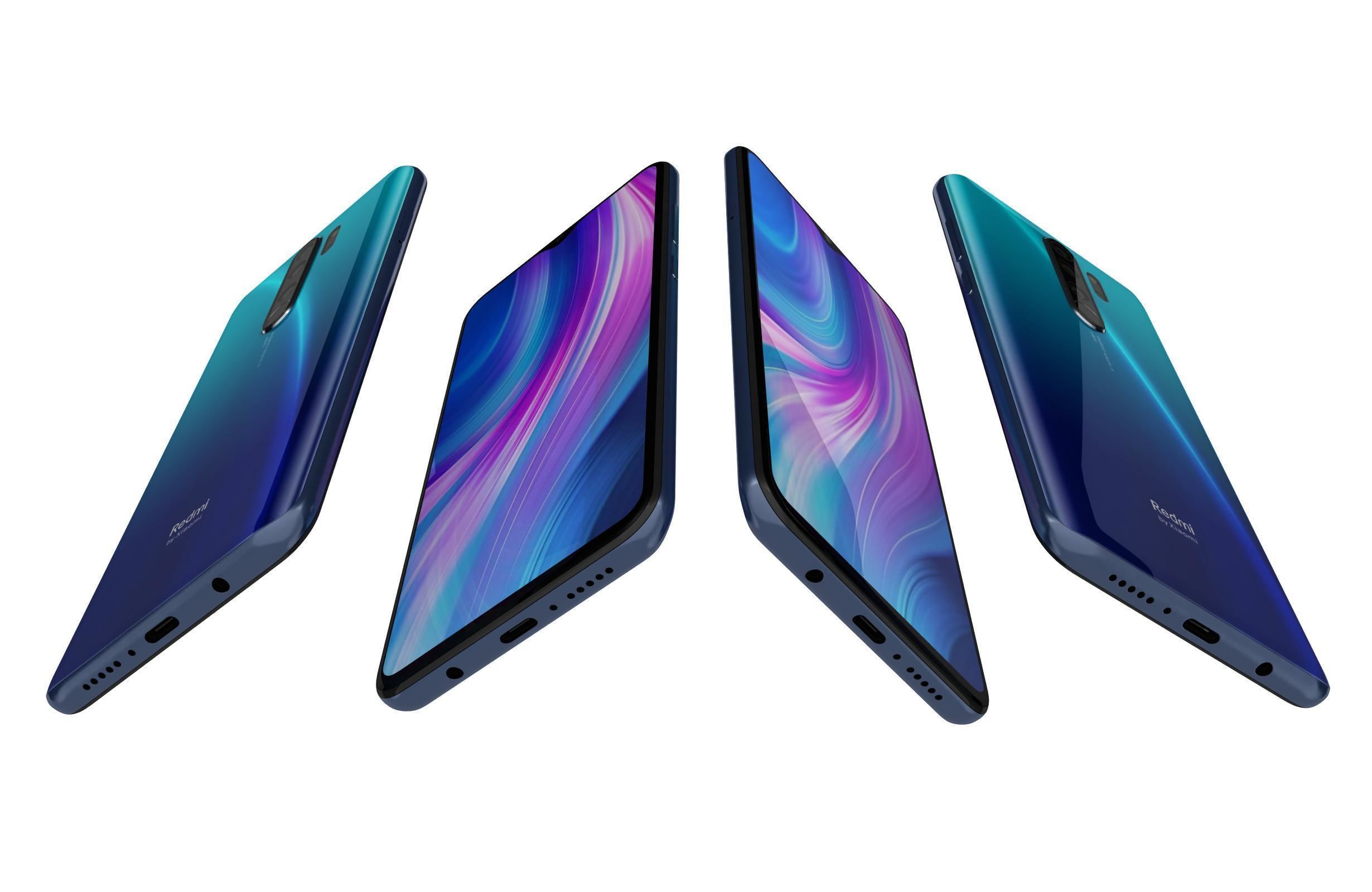 Xiaomi Redmi Note 8 Pro All Colors 3D model_12