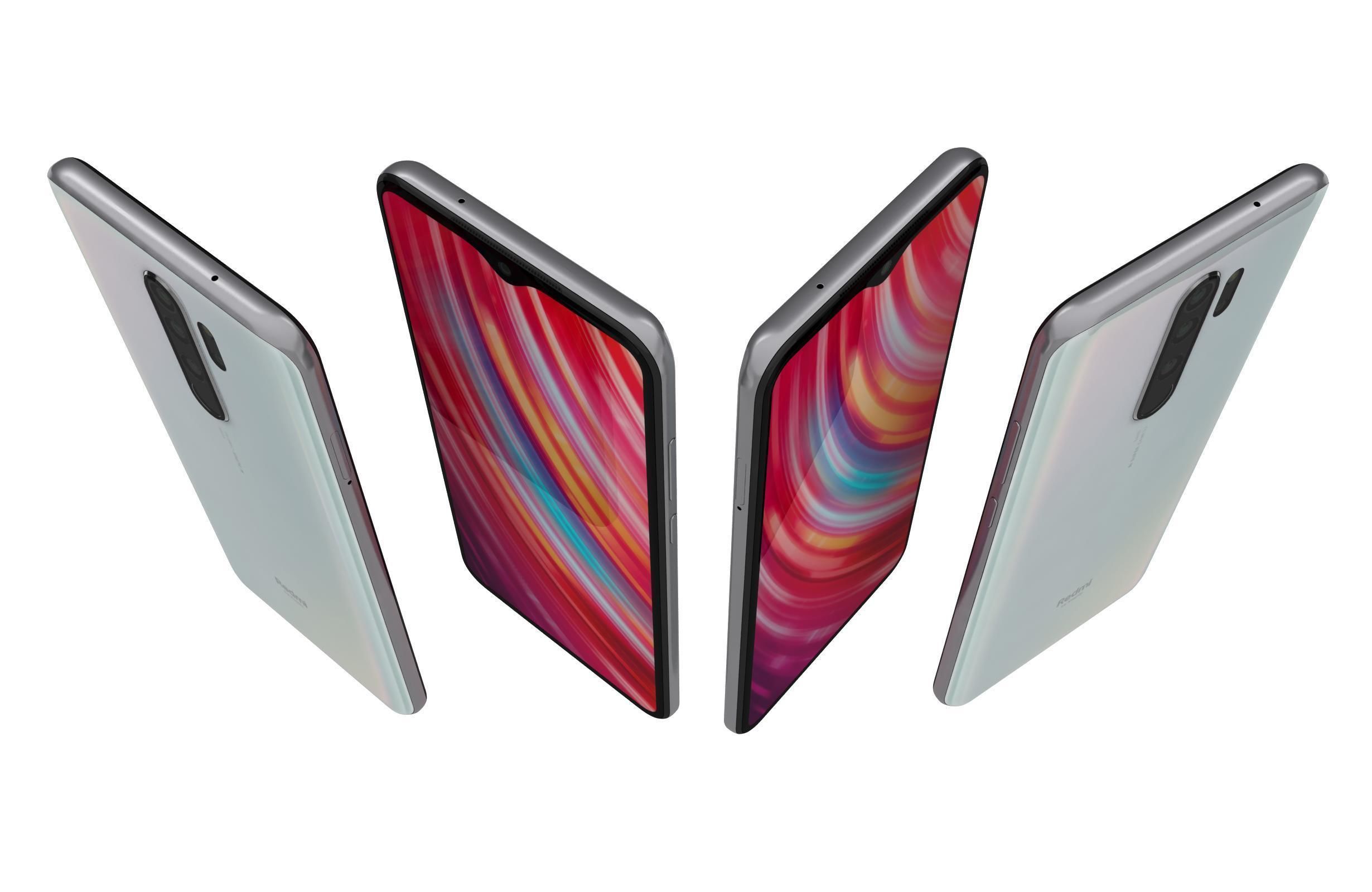 Xiaomi Redmi Note 8 Pro All Colors 3D model_15