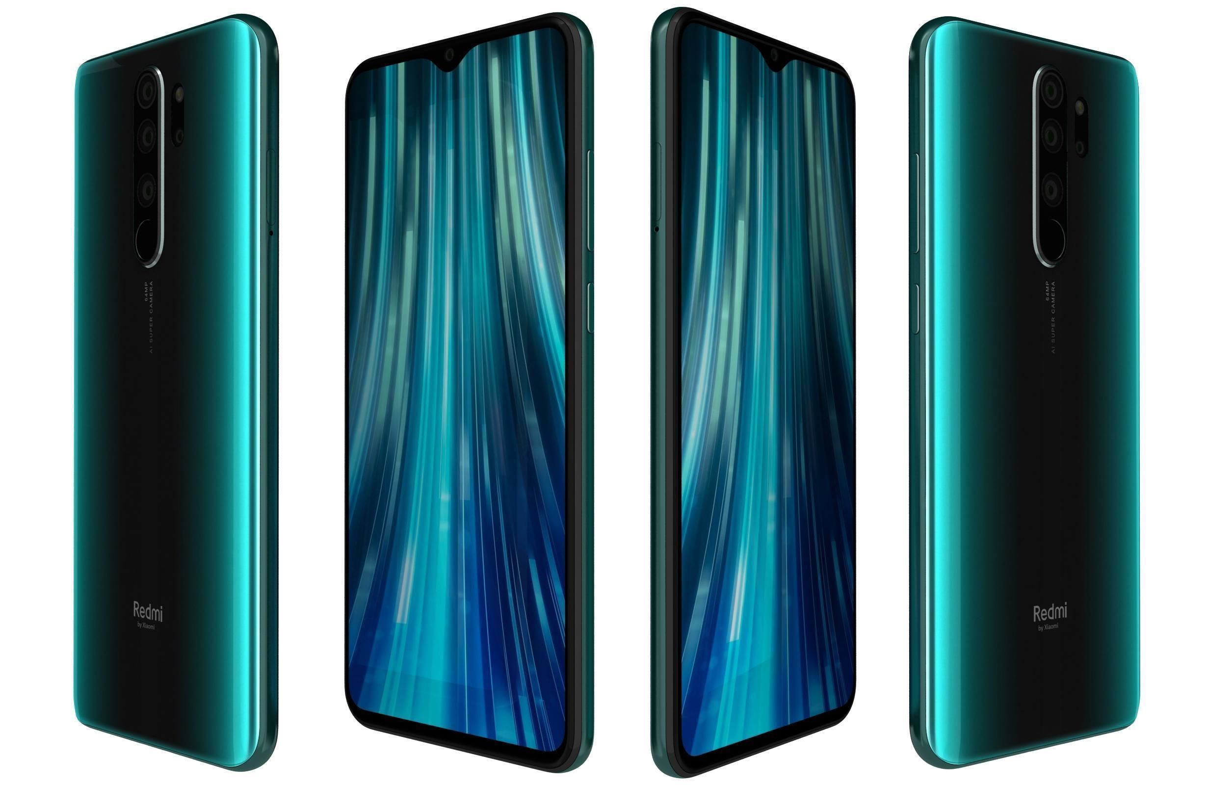 Xiaomi Redmi Note 8 Pro All Colors 3D model_7