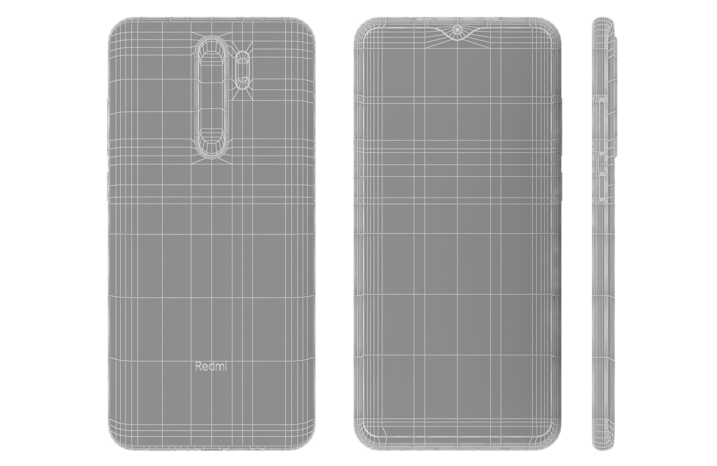 Xiaomi Redmi Note 8 Pro All Colors 3D model_17