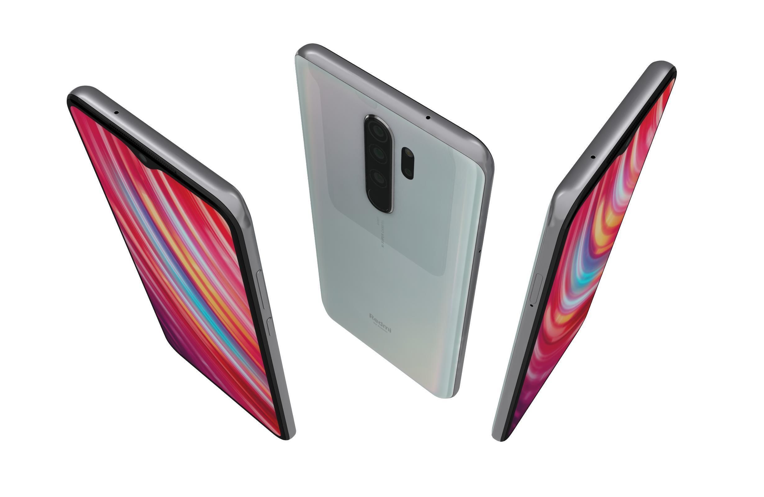 Xiaomi Redmi Note 8 Pro All Colors 3D model_13